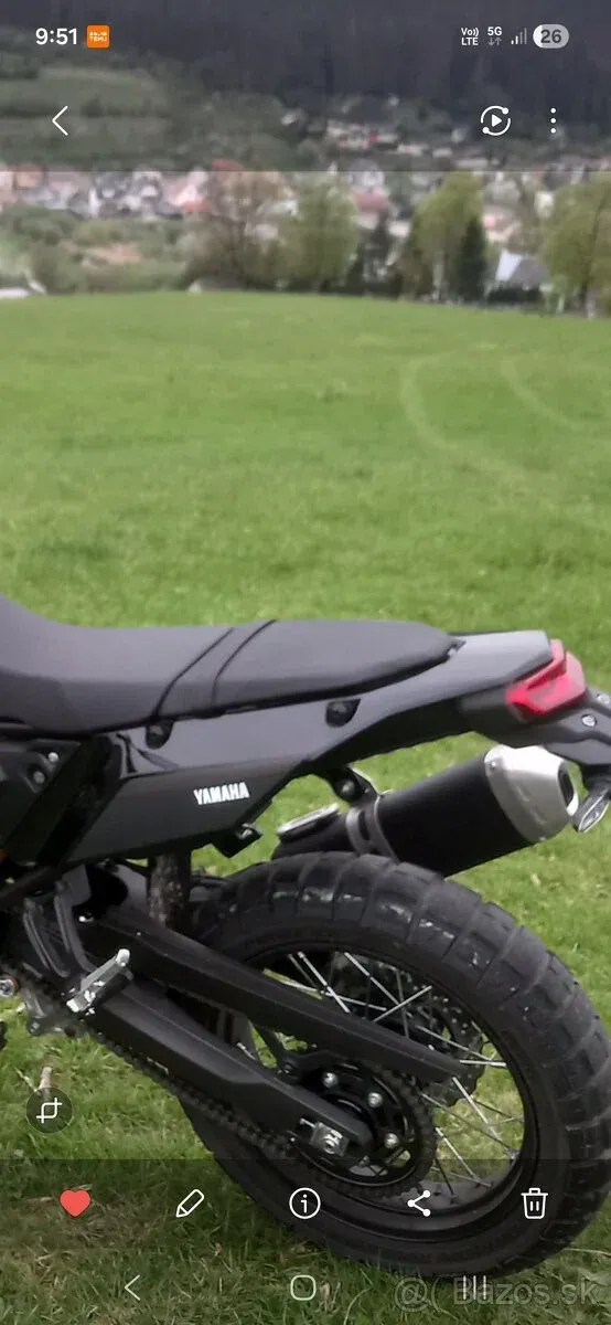 YAMAHA ZADNÉ PLASTY - foto 1