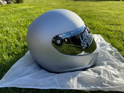 Biltwell Lane Splitter Flat Silver - M – náhľad 4
