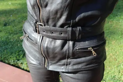 Motocykl oblečení kůže VINTAGE zn. HELD – nové – náhľad 5