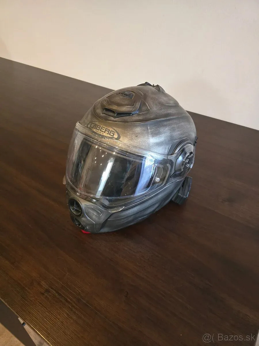 Prilba Caberg droid iron XL + Lexin b4fm - foto 1