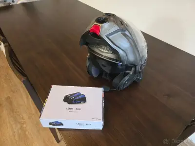 Prilba Caberg droid iron XL + Lexin b4fm – náhľad 4