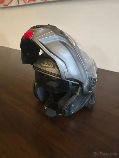 Prilba Caberg droid iron XL + Lexin b4fm – náhľad 7