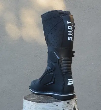 Detské čižmy topánky boty SHOT čierne – náhľad 2