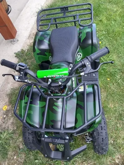 Detská HECHT 56100 ARMY elektrická štvorkolka – náhľad 2