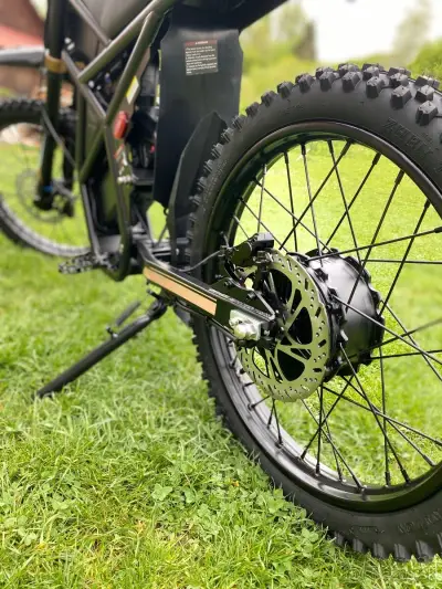 Elektrická motorka GT73pro výkonný offroad bike – náhľad 4