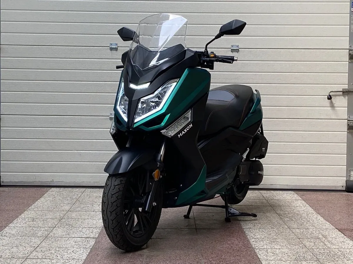 Skúter MAXON OPTIMUS 125 - zelený, Digital Cockpit / SKLADOM - foto 1