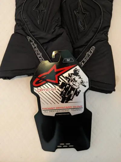Alpinestars rukavice na motorku moto rukavice vodeodolne Drystar Velkost M – náhľad 3