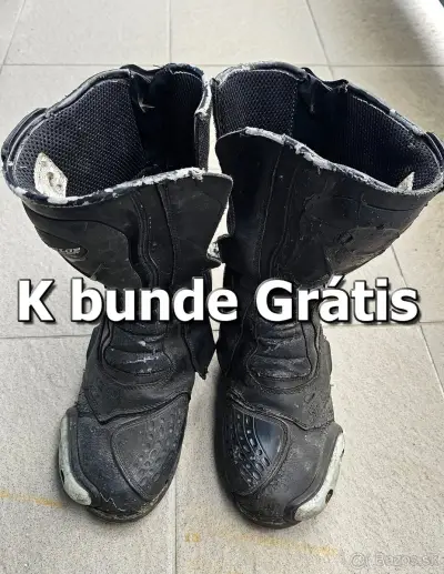 Moto kombinéza dvojdielná koženná + čižmy – náhľad 5