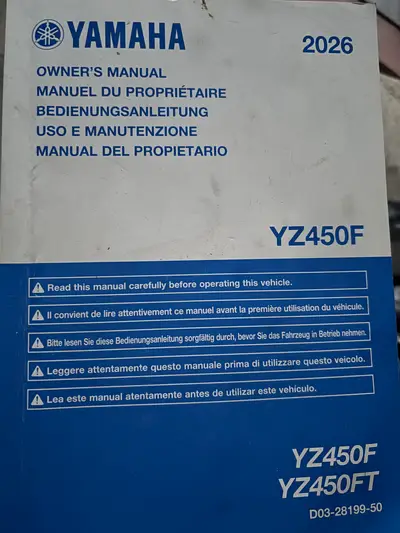 Yamaha yz450f 2026 – náhľad 8