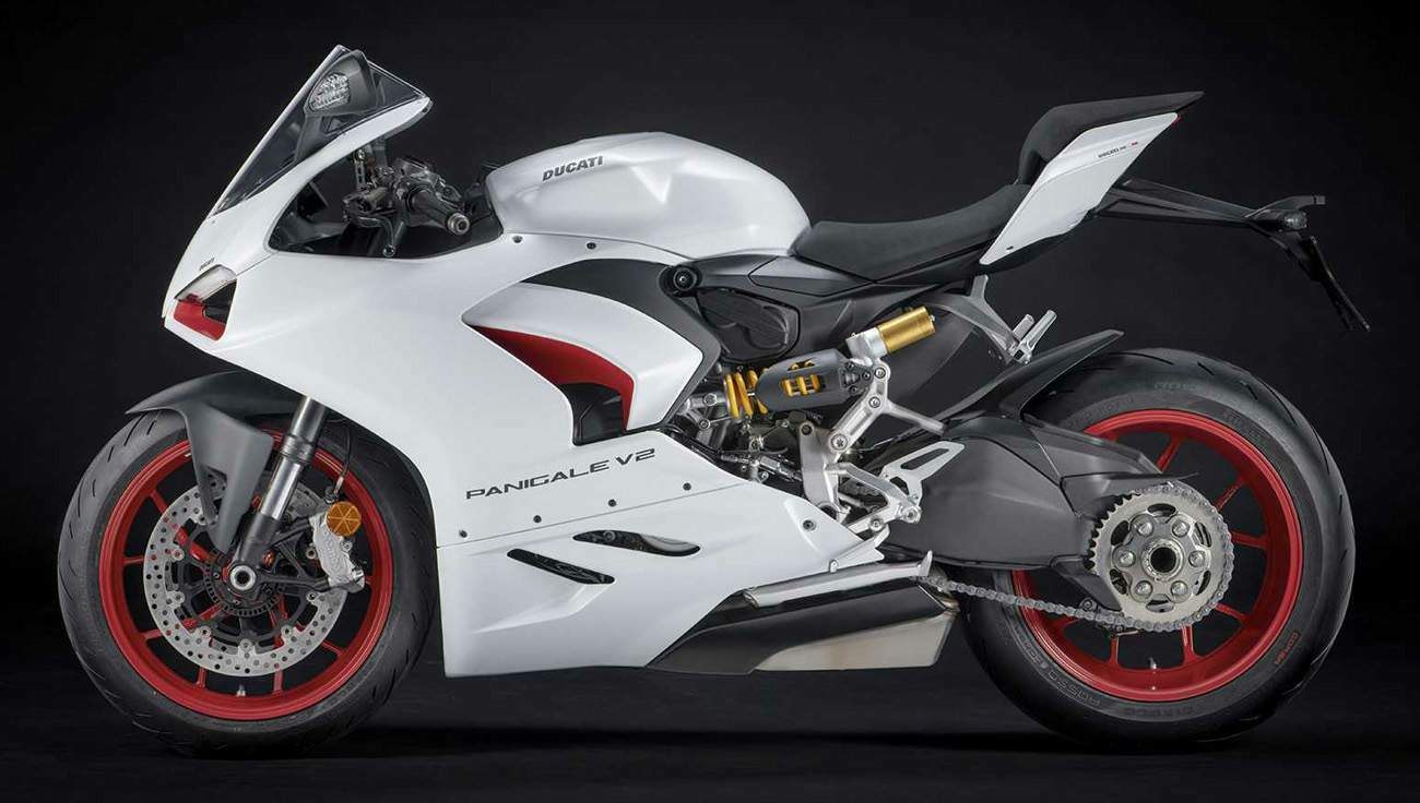 Ducati Panigale V2 White Rosso