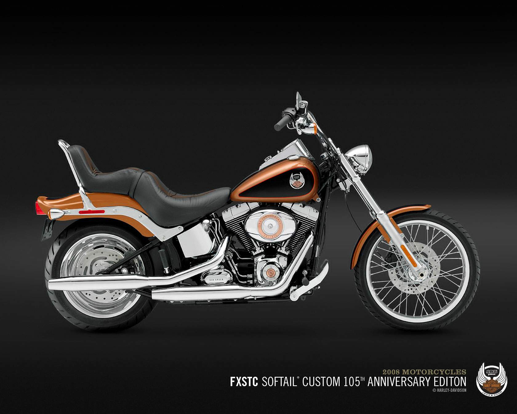 Harley Davidson FXSTC Softail Custom ANV 105th Anniversary