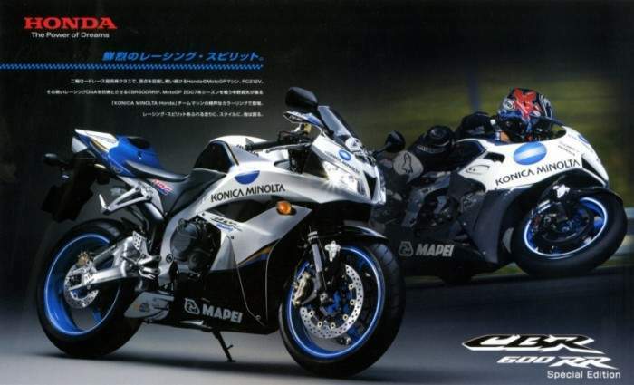 Honda CBR 600RR Konica Minolta Limited Edition