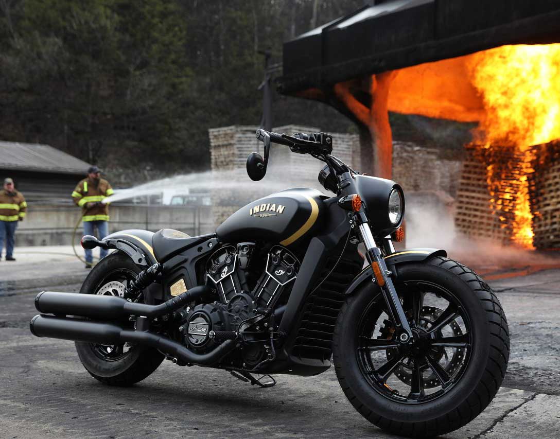 Indian Scout Bobber i Jack Daniels Limited Edition