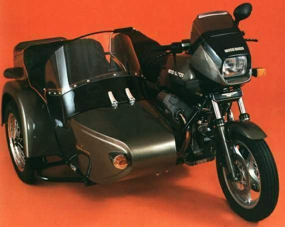 Moto Guzzi 850 T5 with TR500 N4 Sidecar