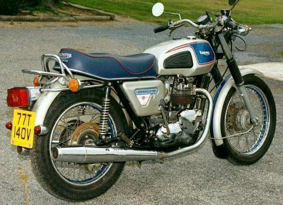 Triumph Bonneville 750 T140V Silver Jubilee