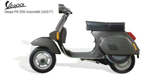 Vespa PK 50, PK50S, PK50 Elestart, PK50XL, PK50XLS, PK50